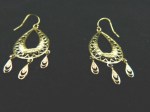 GOLD PLATED OVAL EARS VIEW A